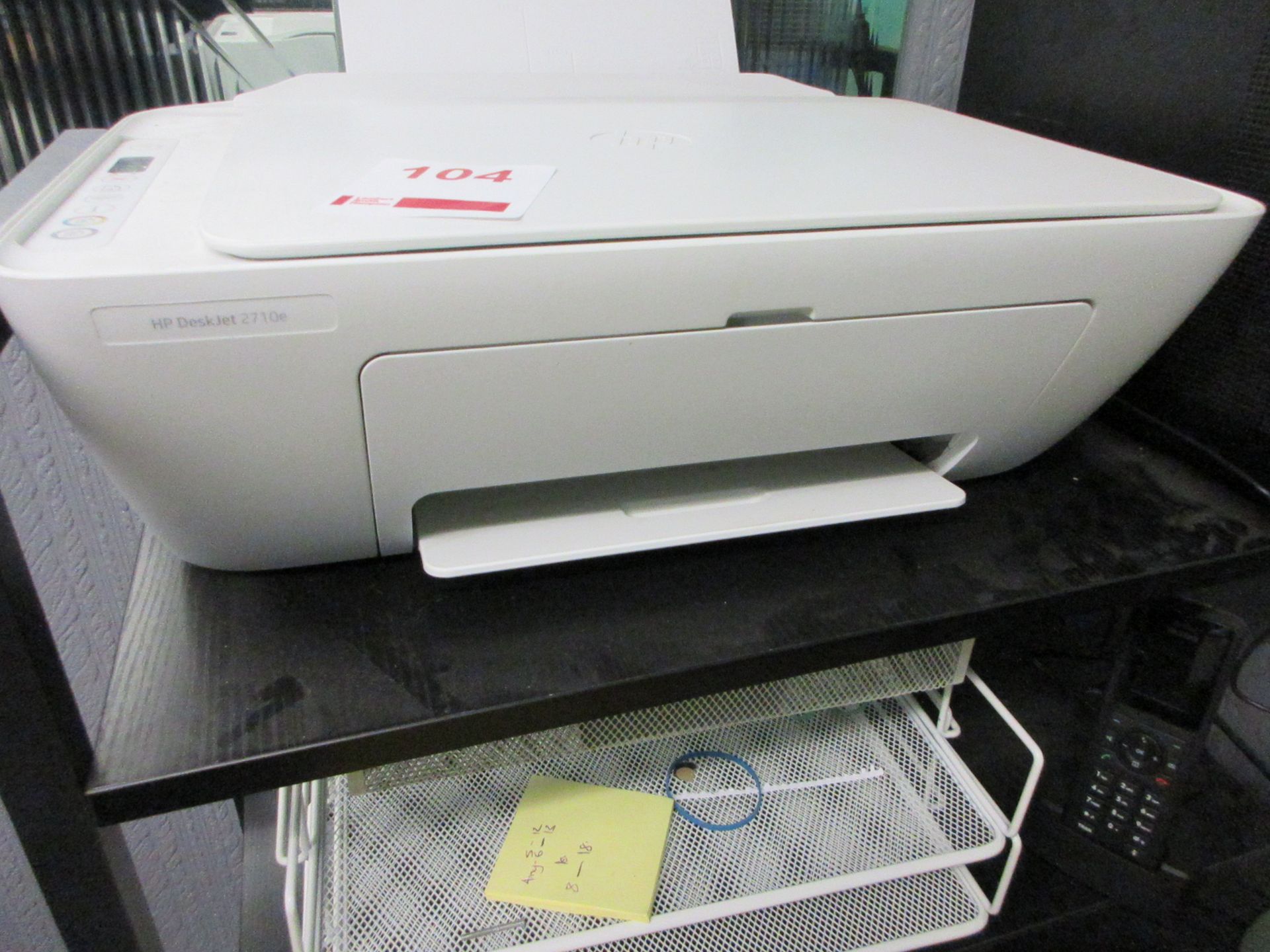 HP Core i5 desk top computer, noc flat screen monitor, keyboard, mouse, HP Deskjet 2710e printer and - Image 4 of 5