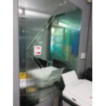 Wall mounted mirror, 800 x 1000mm