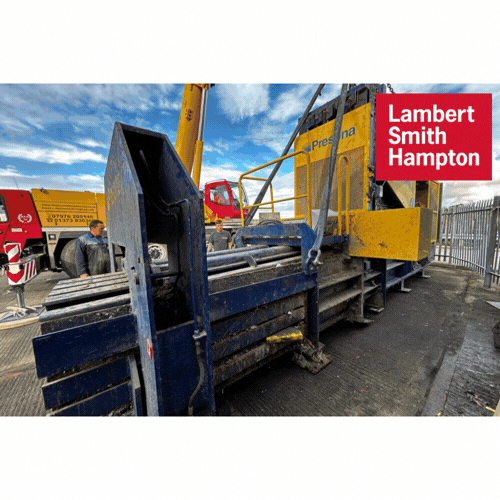 Presona LP100 CH2 & LP50 EH1 Balers, Presona Spares Stock, Factory & Workshop Equipment, Forklift, Office Furniture etc