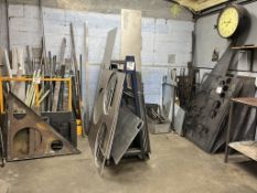 Quantity of various metal sheet off-cuts, pipe/tube etc
