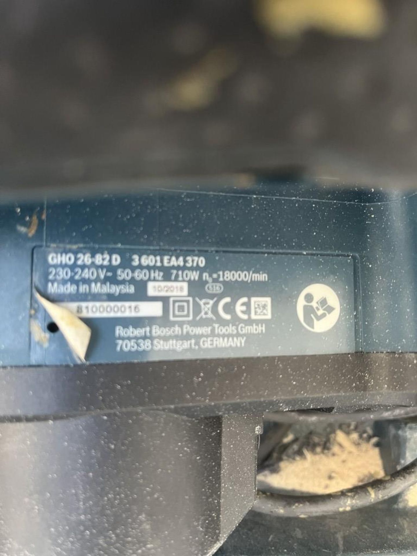 Bosch GHO 26-82D planer, 240v, to case - Image 3 of 4