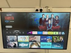 Samsung 55" wall mounted television