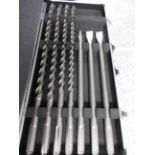 Metabo 7 piece drill bit/chisel set for SDS-MOX hammers