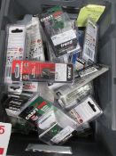 Assorted Trend and Craft Pro accessories including router cutters, etc.