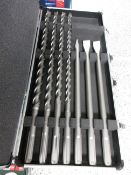 Metabo 7 piece drill bit/chisel set for SDS-MOX hammers