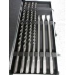 Metabo 7 piece drill bit/chisel set for SDS-MOX hammers