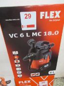 Flex 6 LMC 18.0 6 litre cordless vacuum, bare, boxed