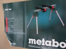 Metabo KSU 100 mitre saw stand, boxed