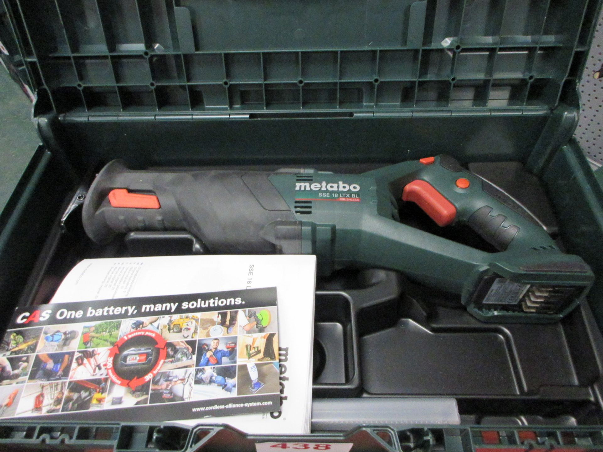 Metabo SSE 18 LTX BL 18v cordless reciprocating saw - body