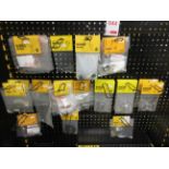 Dewalt router accessories including collets, guide bushes, etc.