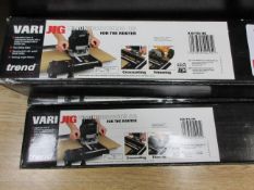 Three Trend Varijig Tenon/grooving jig for router, ref. VJS/TG/JIG, boxed