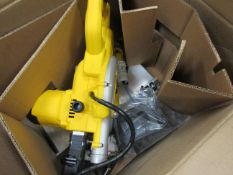 Dewalt DWS777 compound mitre saw, 110v