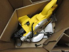 Dewalt DWS777 compound mitre saw, 110v