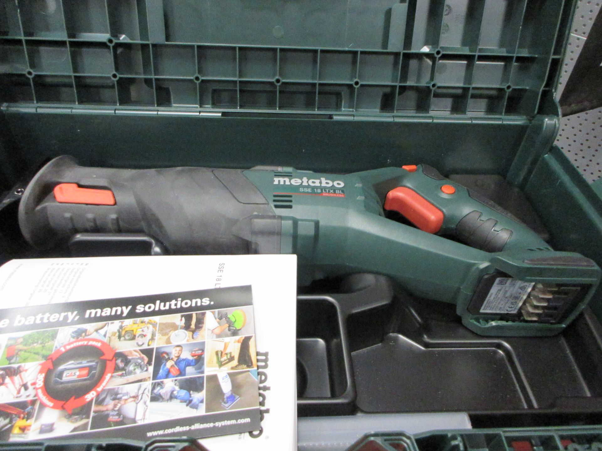 Metabo SSE 18 LTX BL 18v cordless reciprocating saw - body