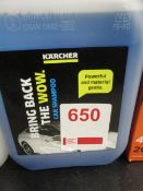Three Karcher car shampoo, 5L