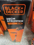 Black & Decker STC 1820 PC 18v cordless 28cm strimmer, boxed