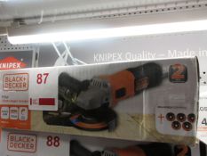 Black & Decker BEG010A5 710w 115mm angle grinder, 240v, boxed