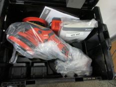 Flex XFE15-150 18.0-EC cordless polisher, with charger & battery, boxed