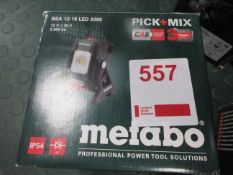 Metabo BSA 12-18 LED 2000 site light - body, boxed