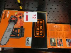 Black & Decker CS2040 40cm 2000W chainsaw, 240v, boxed