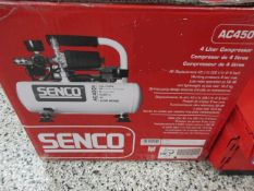 Senco AC4504 4 litre compressor, boxed