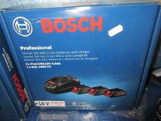 Bosch Professional Starter Set with 3 x Pro Core 18v Li.0 Ah batteries, and 1 x GAL 1880CV