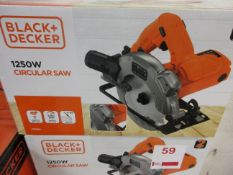 Black & Decker C512J0L 1250w circular saw, 240v, boxed