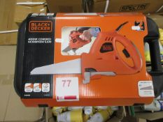 Black & Decker KS 890EK 400W scorpion saw, 240v, boxed