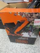 Black & Decker BEBLV 301 3 in 1 3000w backpack blower vac, 2 pin plug, 12m power cord included,