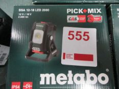 Metabo BSA 12-18 LED 2000 site light - body, boxed