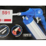 Draper 70836 continuous action air grease gun, boxed