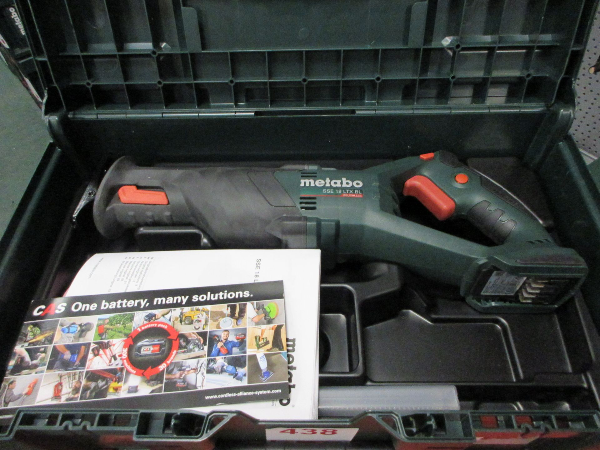 Metabo SSE 18 LTX BL 18v cordless reciprocating saw - body