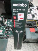 Metabo BSA 18 LED 5000 Duo-S 18v cordless site light - body, boxed