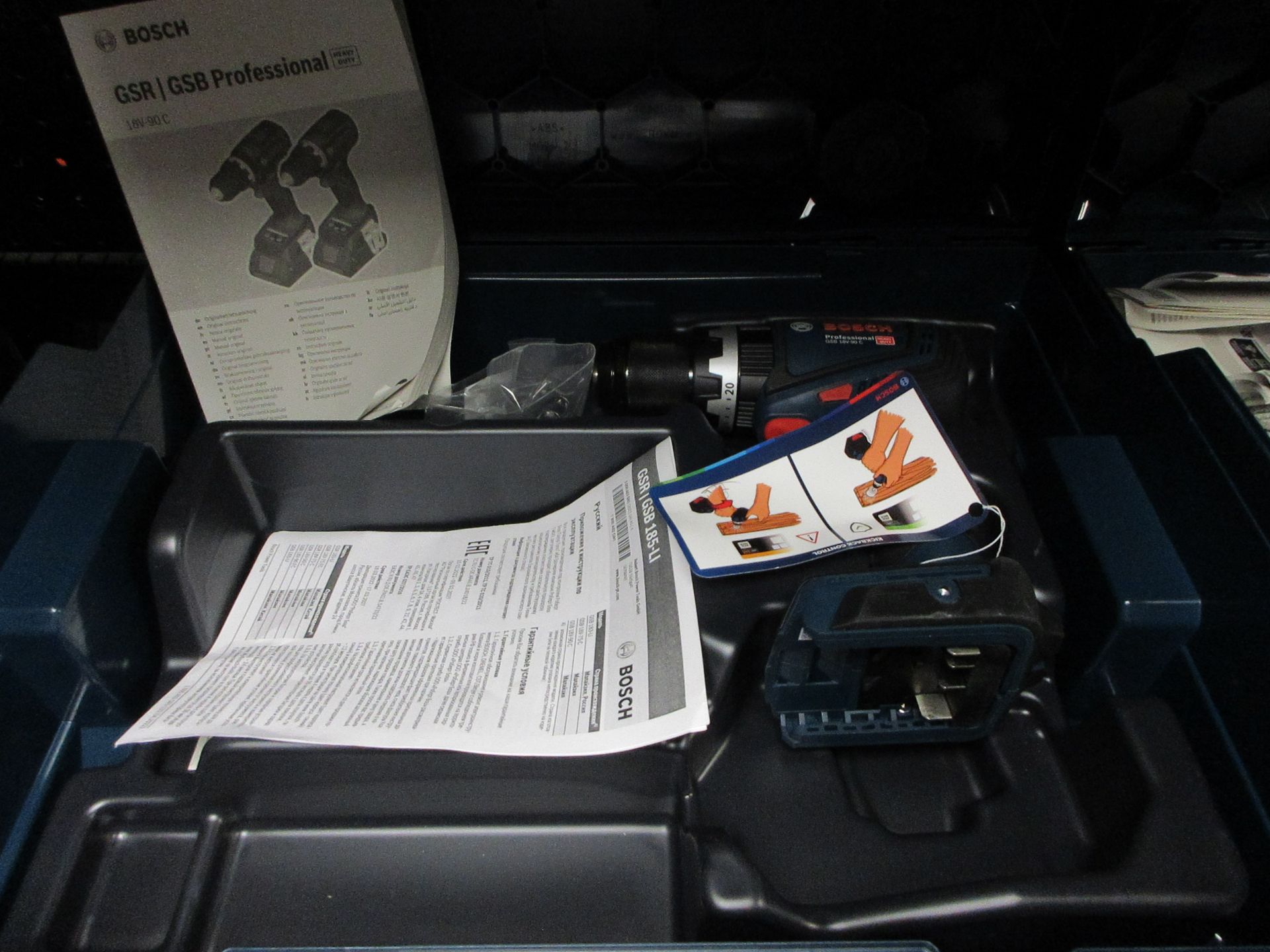 Bosch Professional GSB 18v-90c cordless drill/driver - body
