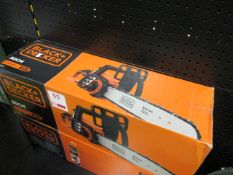 Black & Decker GKC 3630L20 30cm cordless chain saw, 36v, boxed