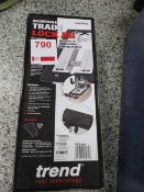 Two Trend adjustable trade lock jig, product ref. LOCK/JIG/B with fully adjustable sliding plates,