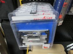 Mafell consumable stock including rail extensions, rail rubbers, jigsaw bases, polishing pads,