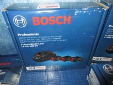 Bosch Professional Starter Set with 3 x Pro Core 18v Li.0 Ah batteries, and 1 x GAL 1880CV