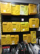 Quantity of Dewalt and Metabo wood & metal bandsaw blades