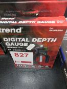 Four Trend digital depth gauges, 60mm, ref. GAUGE/D60, boxed