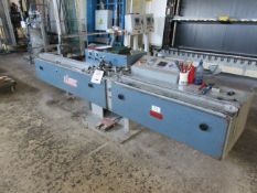 Lisec LBH-25U semi-auto butyl extruder for rigid spacer frames, serial no. 157955 (1997) with