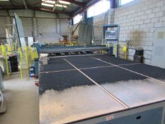 Lisec ESL-37/26RS-S glass cutting table, serial no. 031-021839 (2004) to include: - Lisec VB-33
