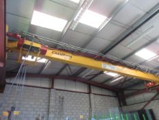 Street Champion 5 tonne travelling gantry crane, serial no. 6946 (1988), with pendant control, circa