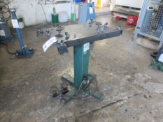 Ashton Industrial AIS 1000P pneumatic roller table, serial no. 1171 (2000), approx. 500 x 800mm