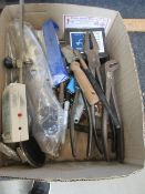 Assorted tools including Speed Cutter, straight edges, pliers etc