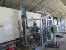 Bystronic glass processing line comprising of: - VAC VR XCX robot machine no. L-233.0915, unit frame