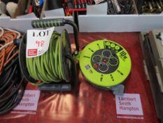 Two 240v extension reels