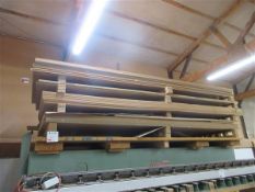 Quantity of various sized MDF sheet boards