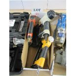 Three pneumatic staplers