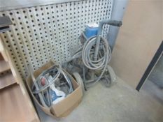 Mobile paint sprayer & hosing